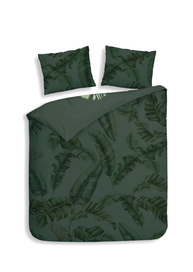 Heckettlane Dekbedovertrek Sarani 240x200/220 cm Forest Green