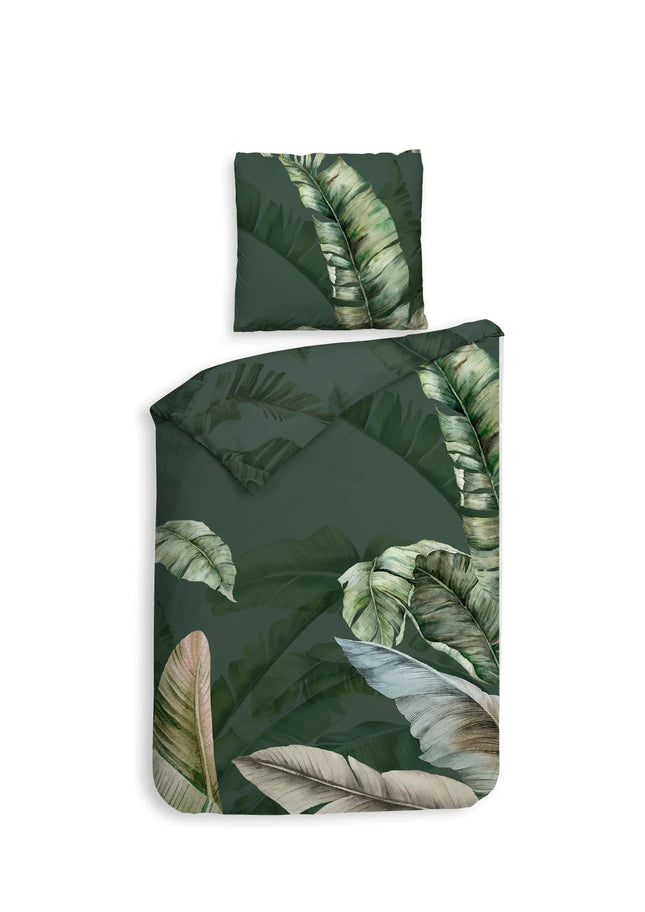 Heckettlane Dekbedovertrek Sarani 140x200/220 cm Forest Green