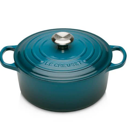 Le Creuset Braad-/Stoofpan - Ø 24cm - Deep Teal