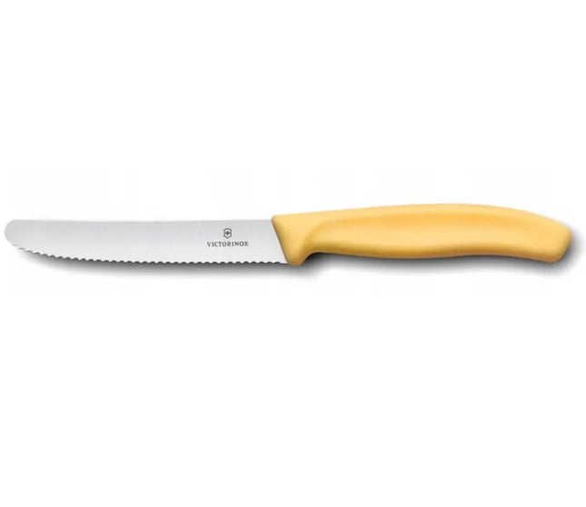 Victorinox swiss Classic Tomaten-/broodmes 11 cm - Geel