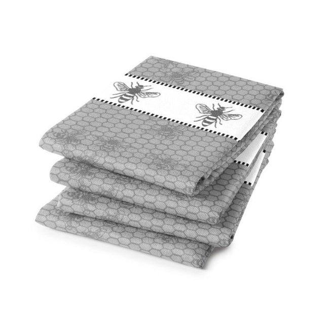 DDDDD Theedoek Honey 60x65 cm - grey