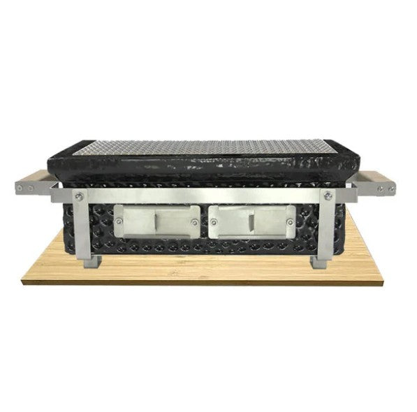 Keij Kamado Keramische tafelgrill Hibachi Zwart