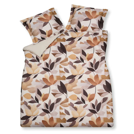 Vandyck Dekbedovertrek Autumn Fern 240x200/220 taupe, showmodel