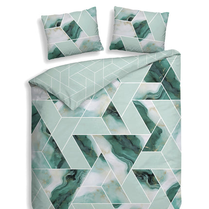 Heckettlane Dekbedovertrek Yarra 240x200/220 cm Sea Green