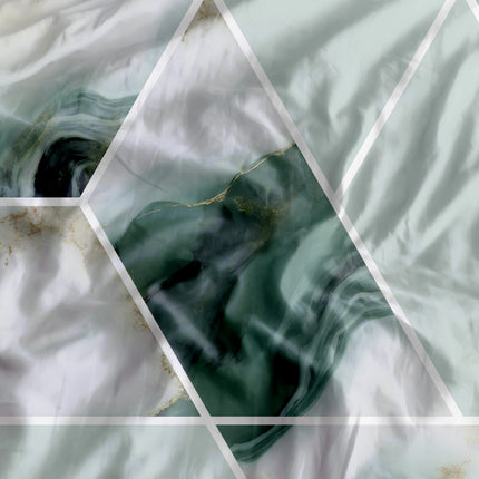 Heckettlane Dekbedovertrek Yarra 240x200/220 cm Sea Green