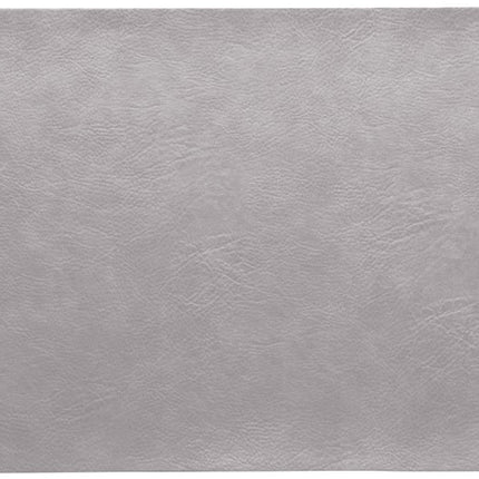 ASA Vegan Leather Placemat 33x46 cm - silver cloud