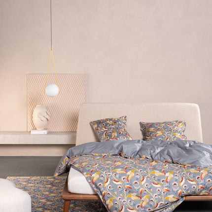 Essenza Dekbedovertrek Aurelina Global grey 140x200/220 cm