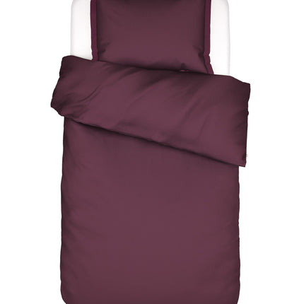 Essenza Dekbedovertrek Aziza Mauve wine 140x200/220