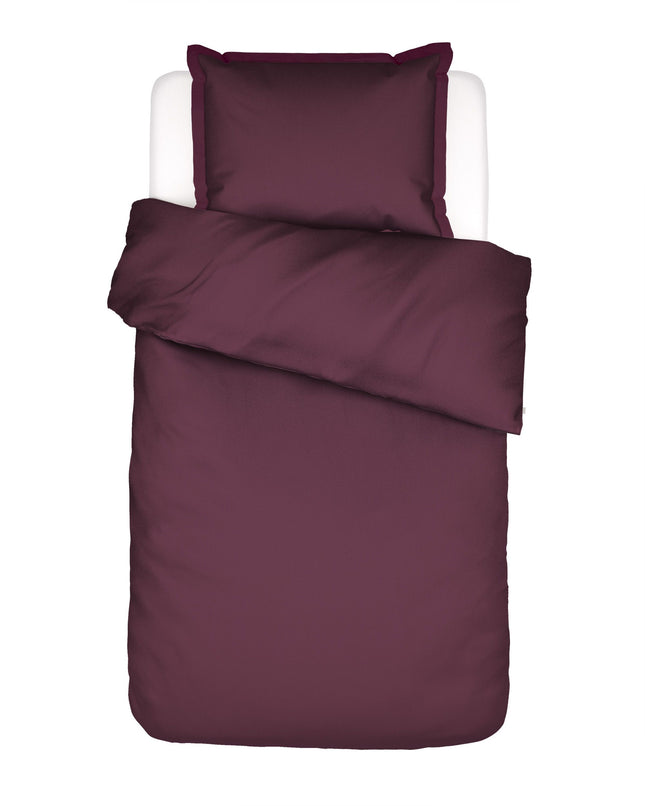Essenza Dekbedovertrek Aziza Mauve wine 140x200/220