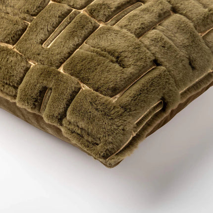 Dutch Decor Sierkussen Doris 30x50 cm Military Olive