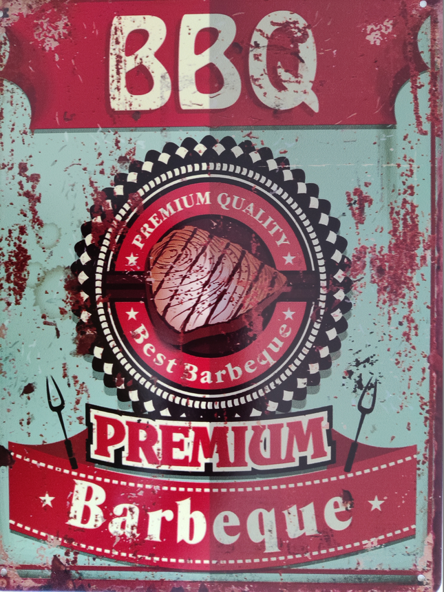 Meater BBQ Wandbord Premium Barbecue Metaal 25x33 cm