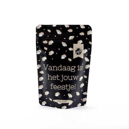 The Big Gifts Bodyscrub – Vandaag is het jouw feestje