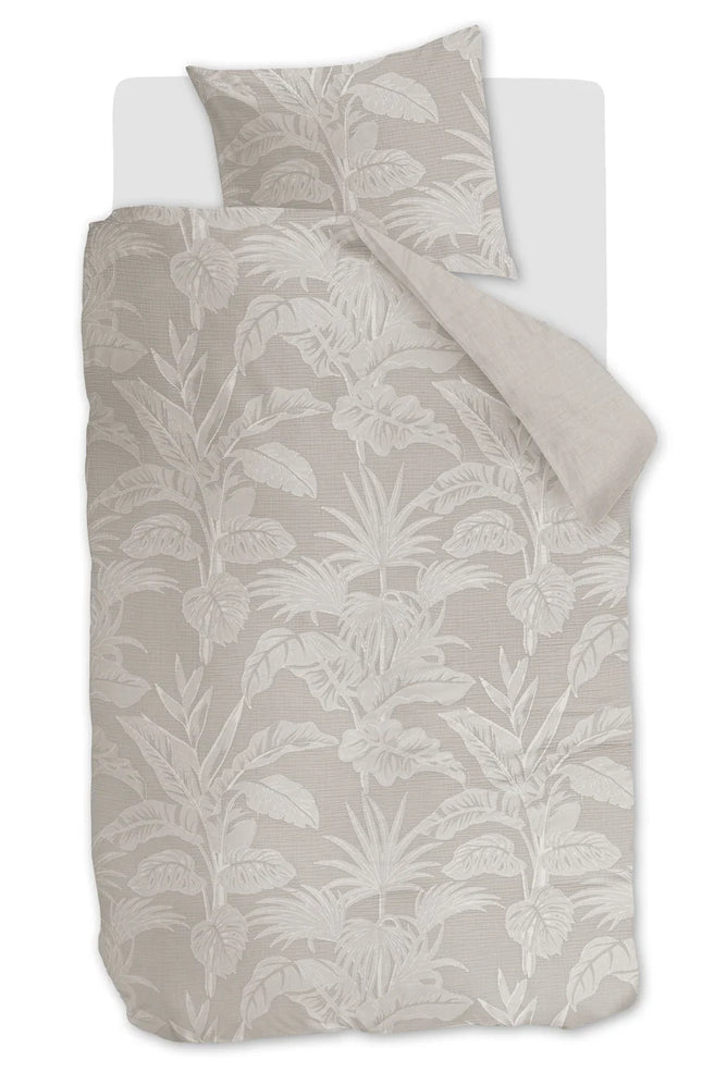 Beddinghouse Riviera Maison Dekbedovertrek Botanica Sand 140x200/220 cm