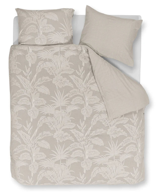Beddinghouse Riviera Maison Dekbedovertrek Botanica Sand 240x200/220 cm