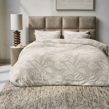 Beddinghouse Riviera Maison Dekbedovertrek Botanica Sand 140x200/220 cm