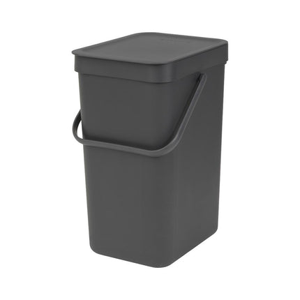 Brabantia Sort & Go afvalemmer 12 liter - grijs