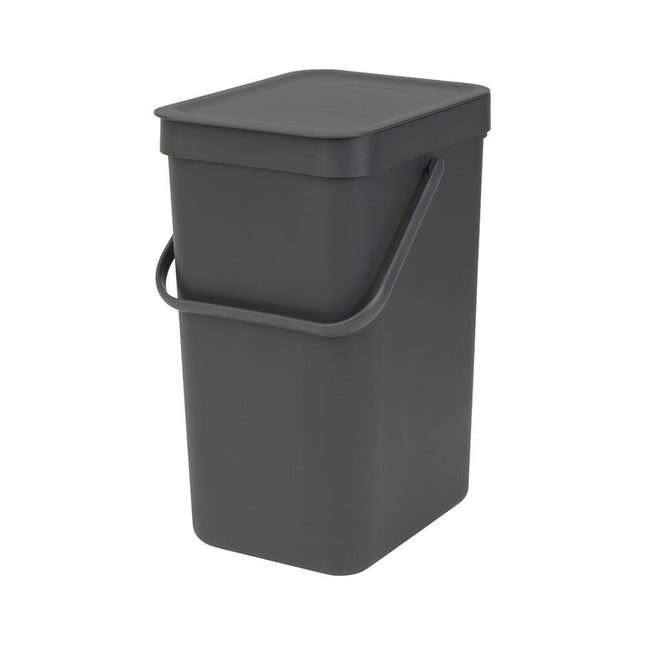 Brabantia Sort & Go afvalemmer 12 liter - grijs