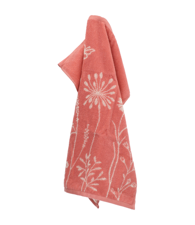 Bunzlau Castle Kitchen Towel Flowerbed Pink