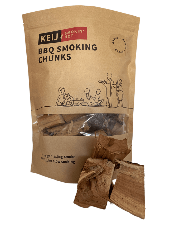 Keij Kamado BBQ smoking chuncks apple - 1500 gram