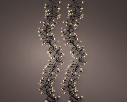 Lumineo LED Cluster Lights voor binnen+buiten - 19 meter - 2040 lamps - Soft Gold
