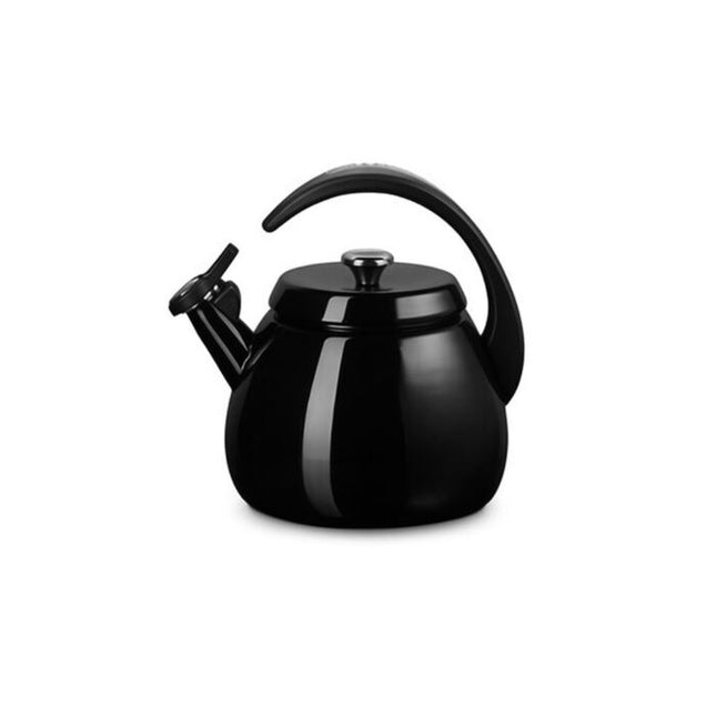 Le Creuset Cloche Fluitketel 2,1 L - ebbenzwart