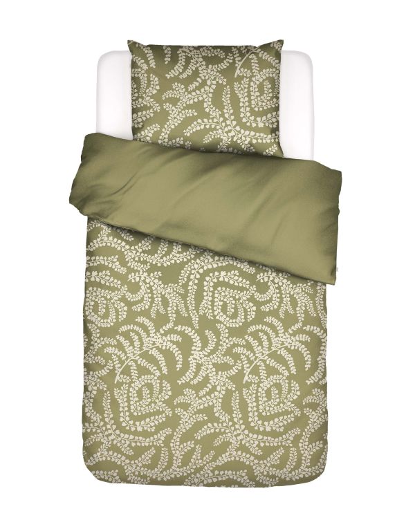 Essenza Dekbedovertrek Eleria Cedar green 140x200/220 cm