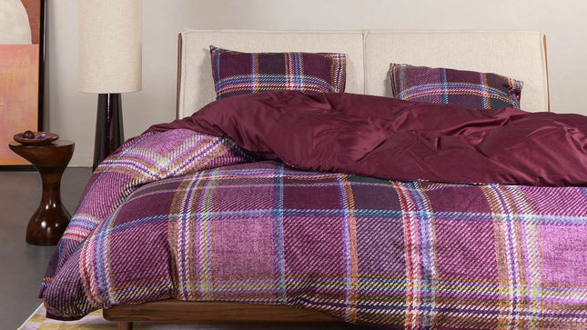 Essenza Dekbedovertrek Meau 140x200/220 cm mauve wine