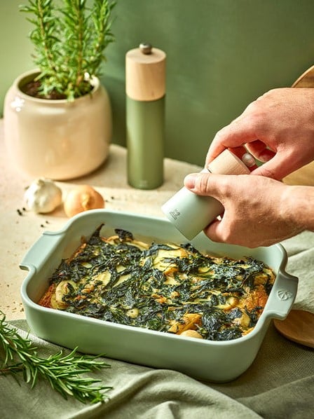 Peugeot Ovenschalen rechthoek 36 cm - vert sauge