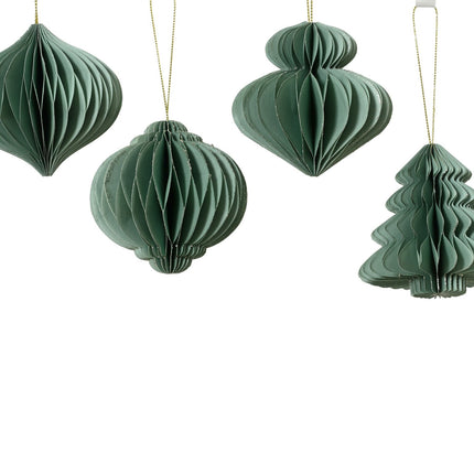 Figuur papier - 8x8cm - Mint