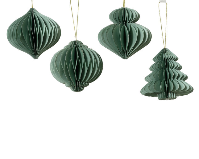 Figuur papier - 8x8cm - Mint