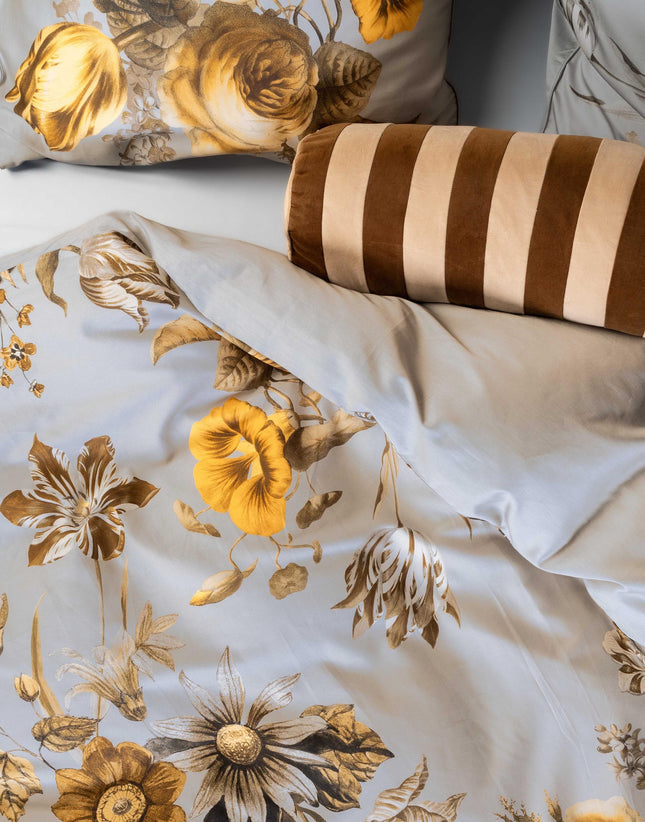 Essenza Dekbedovertrek Florean grey 140x200/220 cm