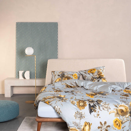 Essenza Florean dekbedovertrek Grey 140x200/220 cm