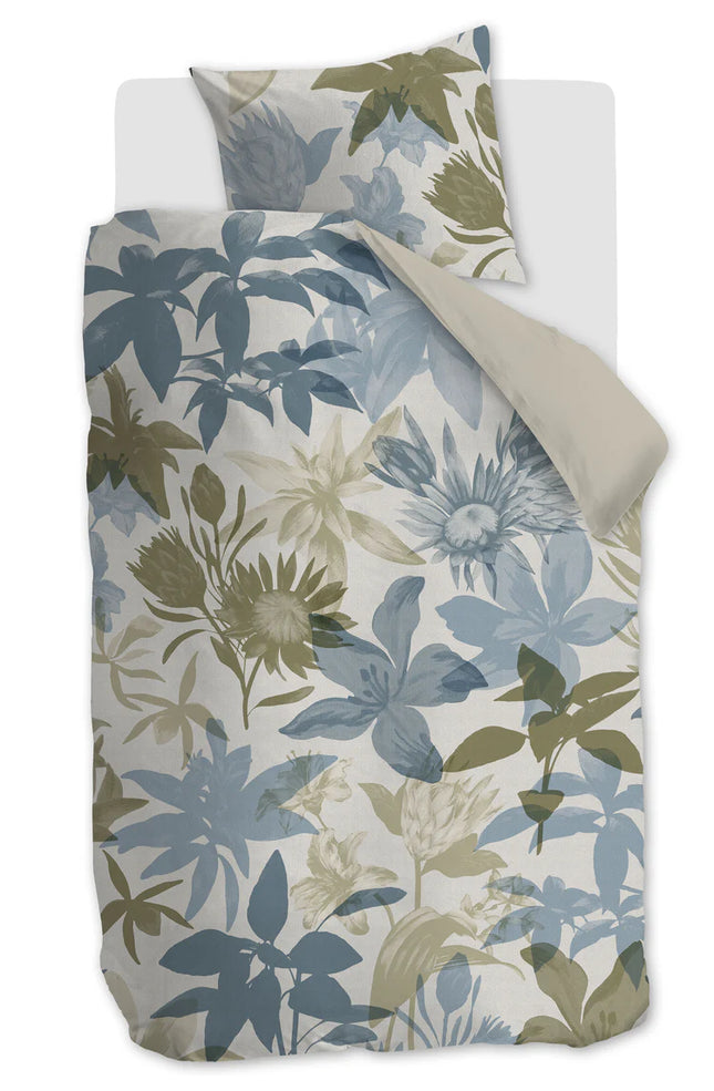Beddinghouse Dekbedovertrek Flori Blue 140x200/220 cm