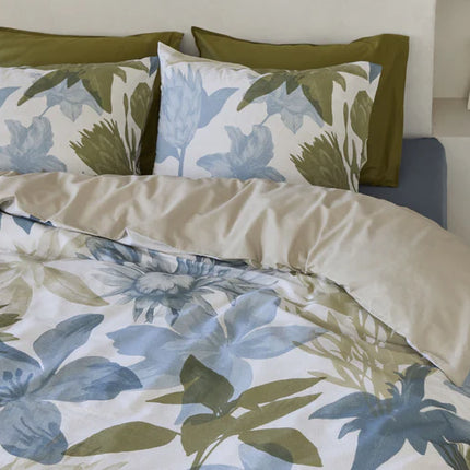 Beddinghouse Dekbedovertrek Flori Blue 240x200/220 cm