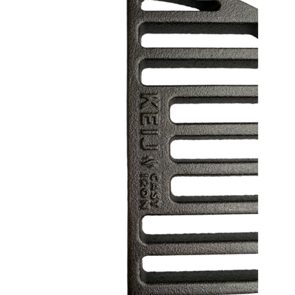 Keij Kamado Gietijzeren Rooster Half Rond Compact 33CM