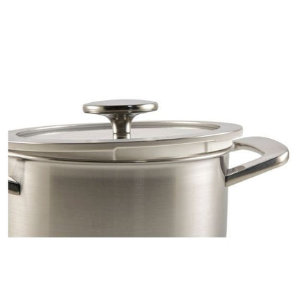 Habonne Allure Kookpan 16 cm met Glasdeksel