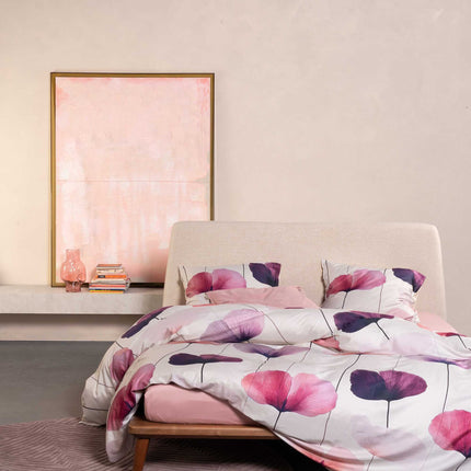 Essenza Dekbedovertrek Kati, pink 240x200/220 cm