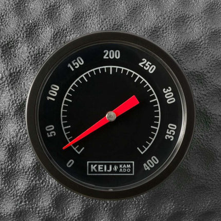 Keij Kamado Legend XLarge Mat Zwart Walnoot - 23 Inch