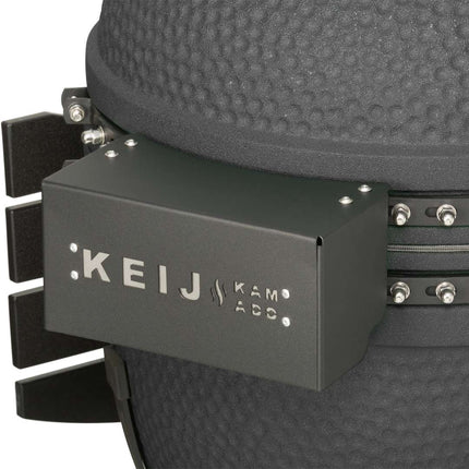 Keij Kamado Legend XLarge Mat Zwart Walnoot - 23 Inch