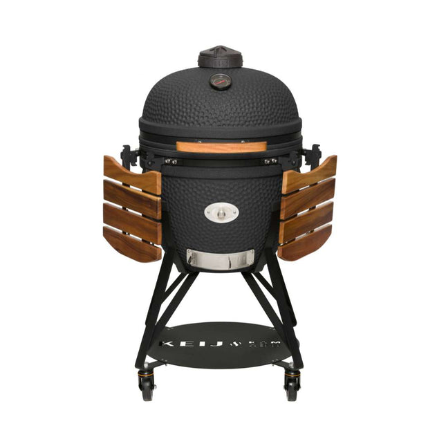Keij Kamado Legend XLarge Mat Zwart Walnoot - 23 Inch