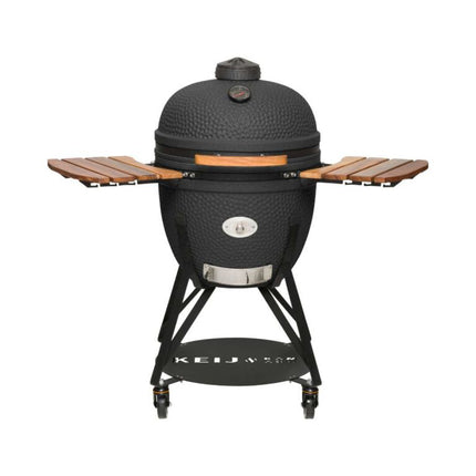 Keij Kamado Legend XLarge Mat Zwart Walnoot - 23 Inch