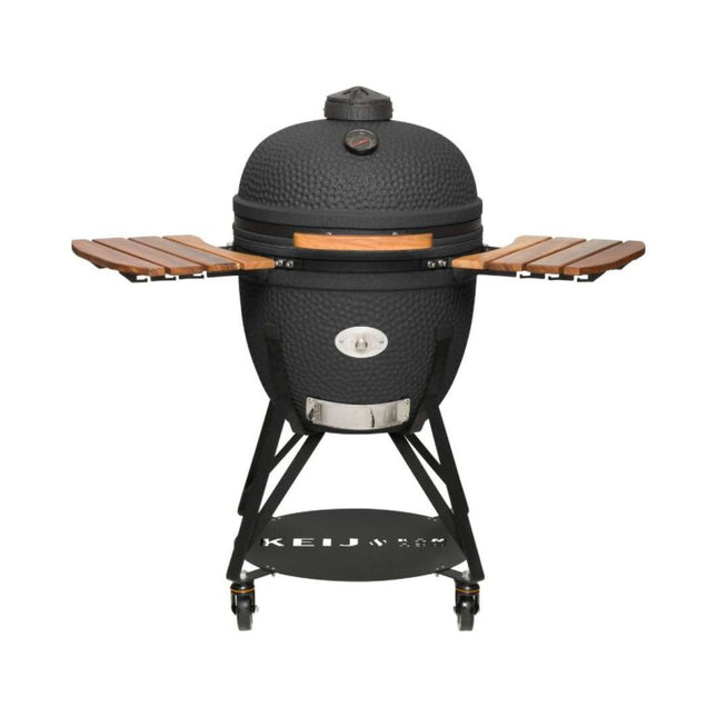 Keij Kamado Legend XLarge Mat Zwart Walnoot - 23 Inch