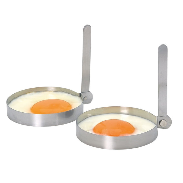 KitchenCraft RVS eierringen 2-delige set - Ø 8,5 cm