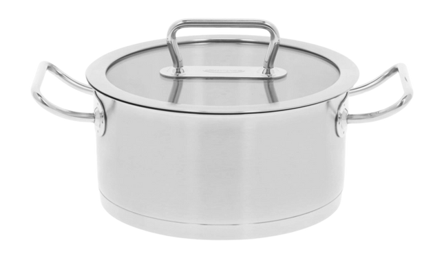 Demeyere Diverto Kookpan met glazen deksel - 18 cm