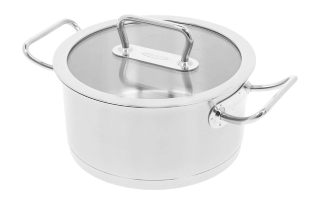 Demeyere Diverto Kookpan met glazen deksel - 18 cm