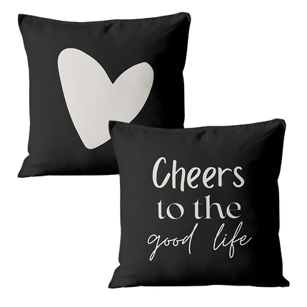 The Big Gifts Kussen Cheers 40x40 cm – Binnen & Buiten