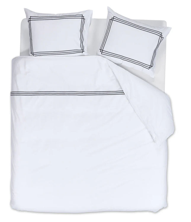 Beddinghouse Riviera Maison Dekbedovertrek Leandro Navy 240x200/220 cm