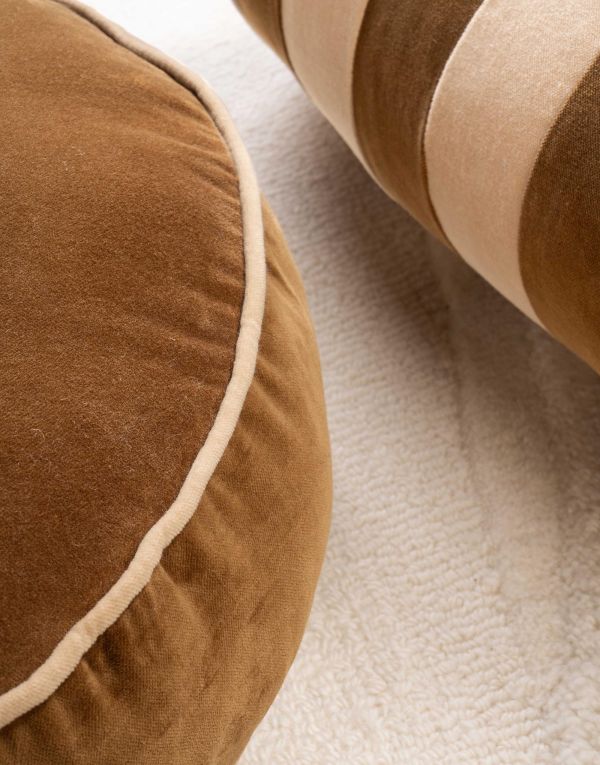 Essenza Sierkussen Lio Slate brown 45 cm rond