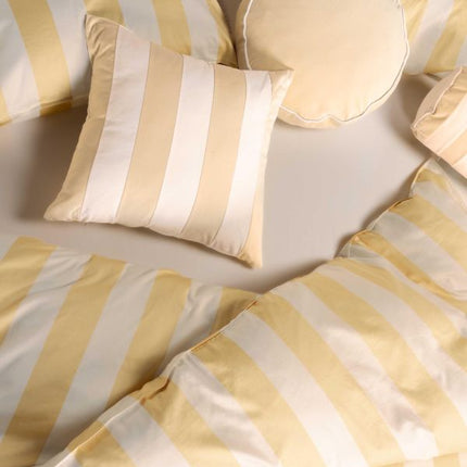 Essenza Dekbedovertrek Minte stripe yellow 240x200/220 cm, showmodel