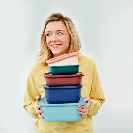 Mepal Cirqula Multikom Rechthoekig 750 ml - nordic sage